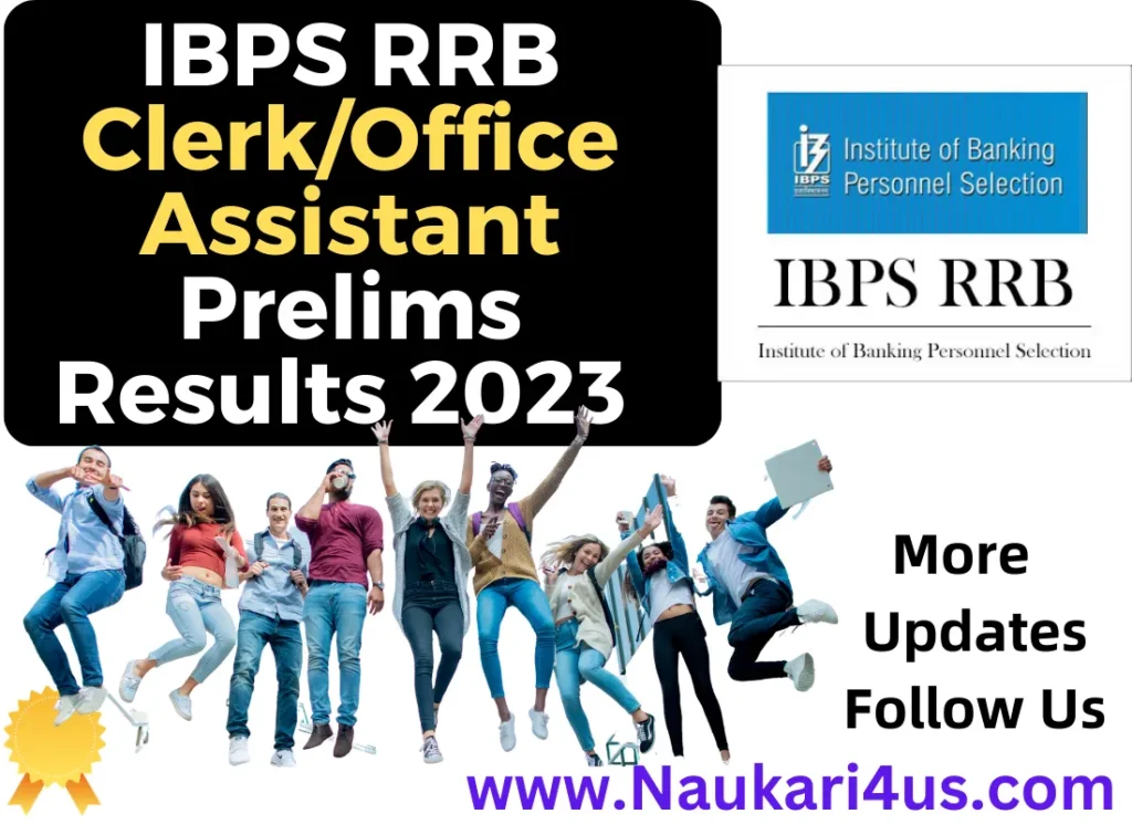 IBPS RRB Clerk Prelims Results 2023