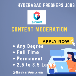 Jobs in Hyderabad for Freshers