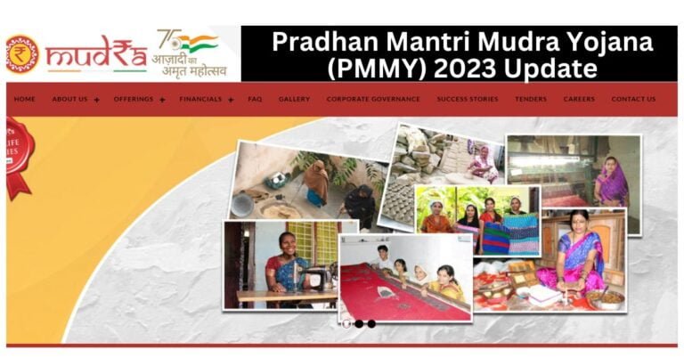 Pradhan Mantri Mudra Yojana (PMMY) 2023