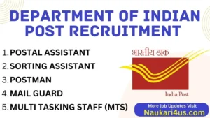 Department of Indian Post Recruitment