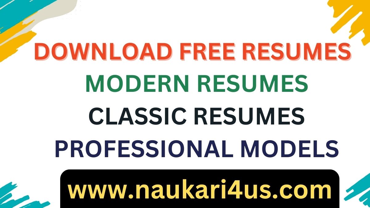 Download Free Resume Templates