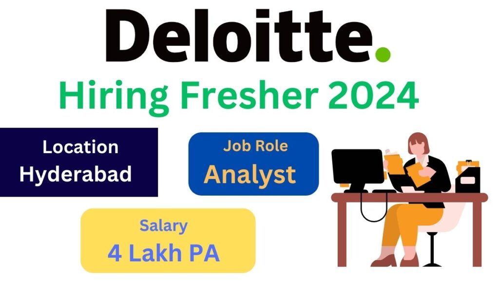 Deloitte Hiring Freshers 2024 , BA , BBA 2020 , 2021, 2022, 2023 Apply Now Naukari4us