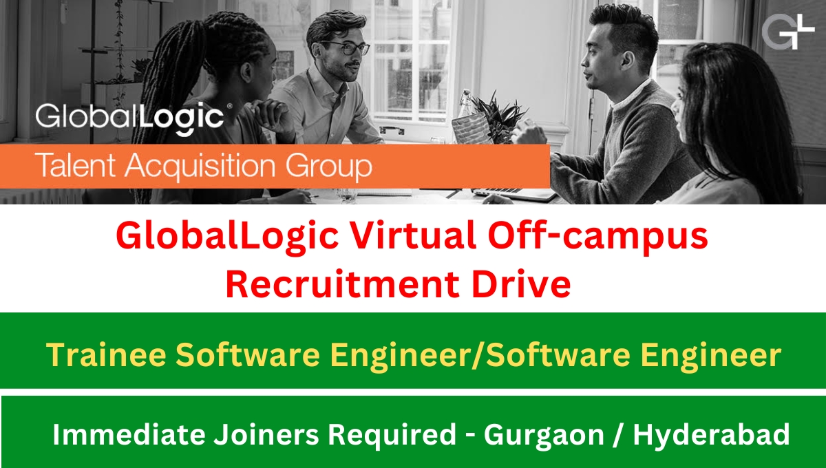 GlobalLogic Virtual Off Campus Recruitment Drive 2024 