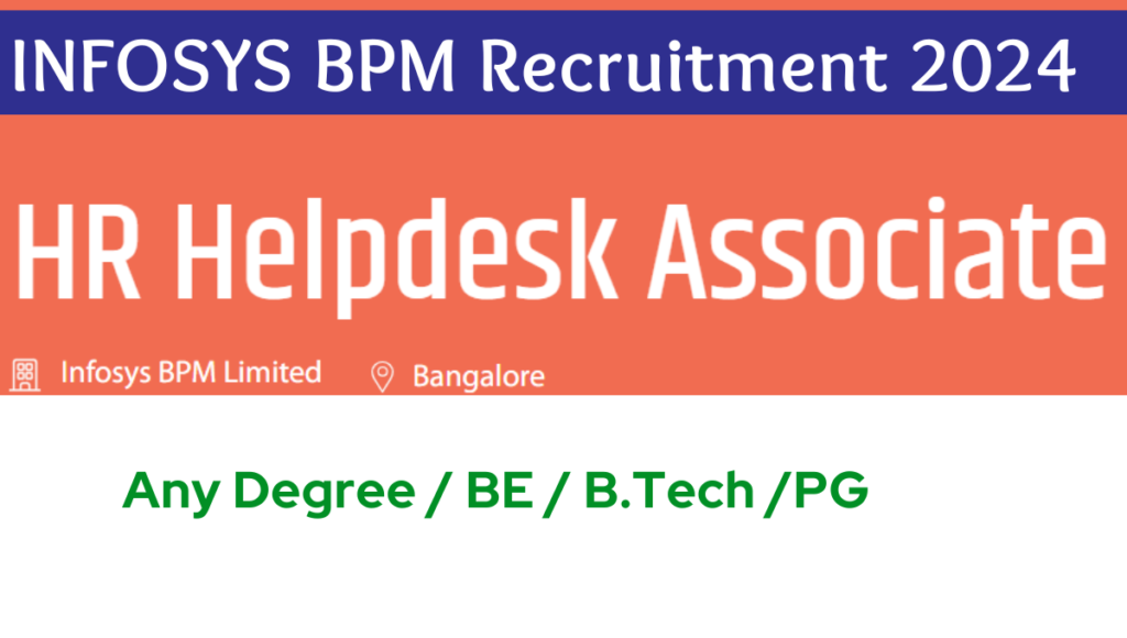 INFOSYS Hiring 2024 For Helpdesk Associate Bangalore Jobs Check   INFOSYS Hiring 2024 1024x580 