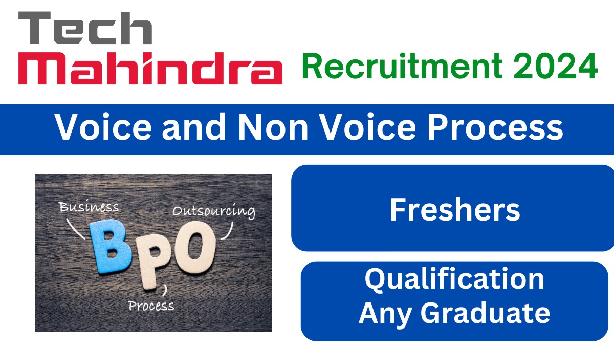 Tech Mahindra BPO Recruitment 2024