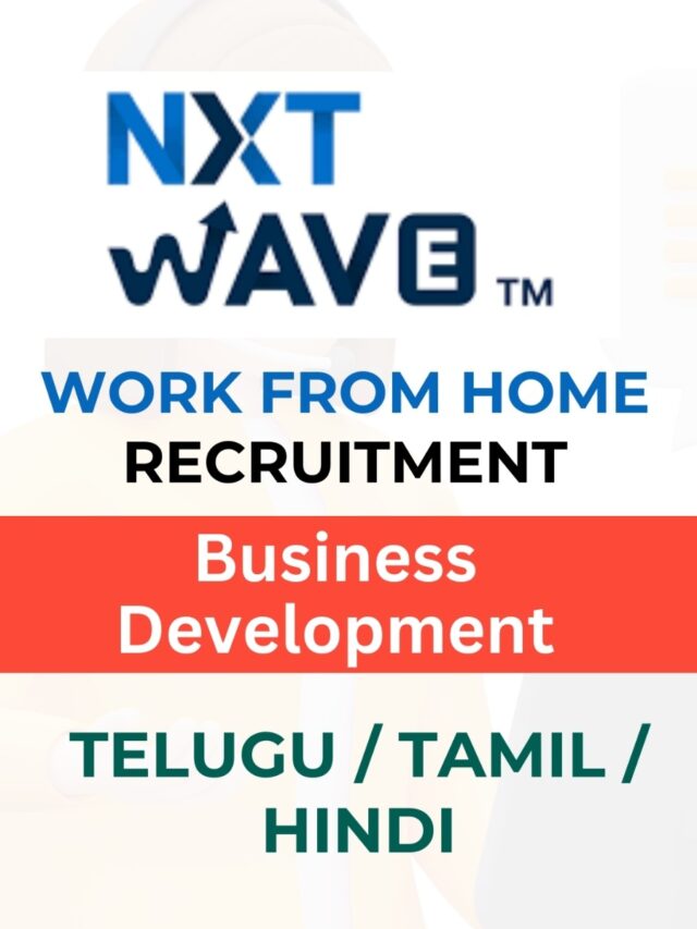 NXT Wave Recruitment 2024 *