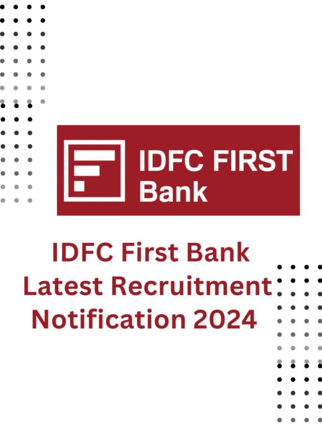 IDFC First Bank Careers