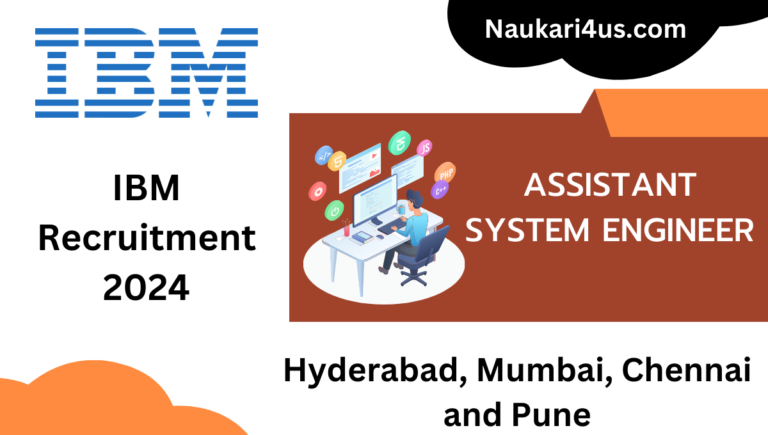 IBM Recruitment 2024 Update -Associate System Engineer- Software ...