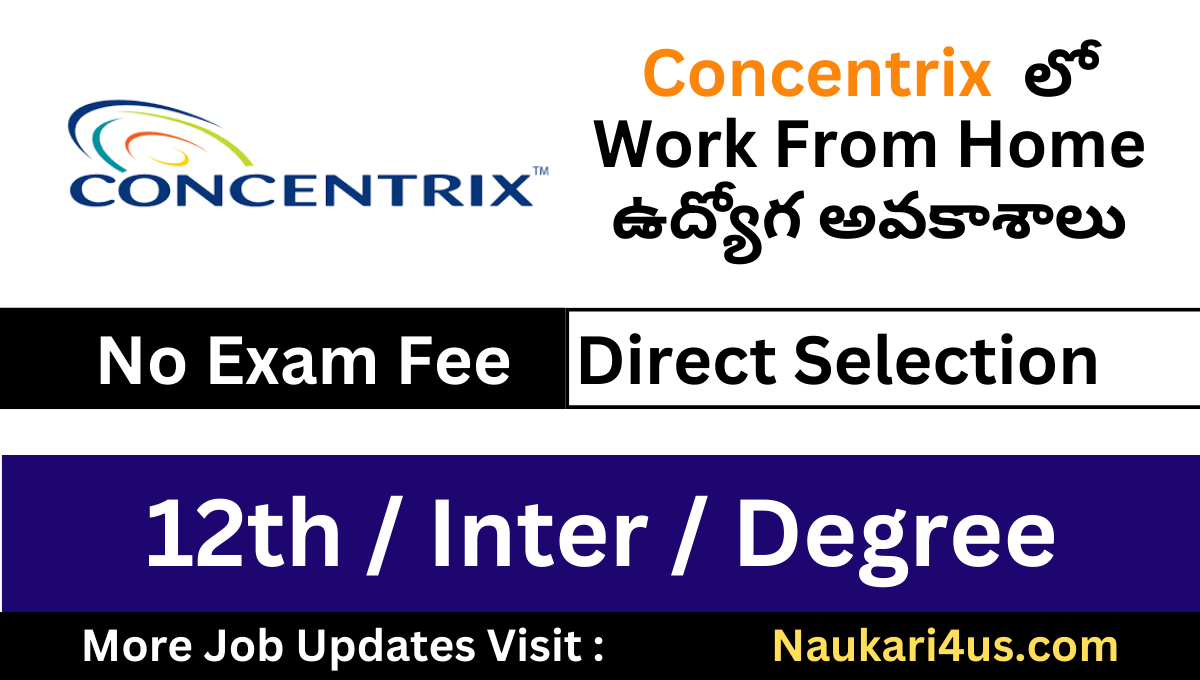 Concentrix Recruitment July 2024 Work from Home Job