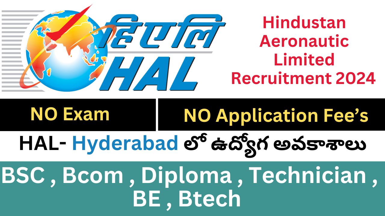 HAL Recruitment Notification 2024 May Update