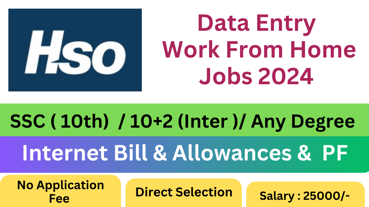 Data Entry Work From Home Jobs Recruitment 2024
