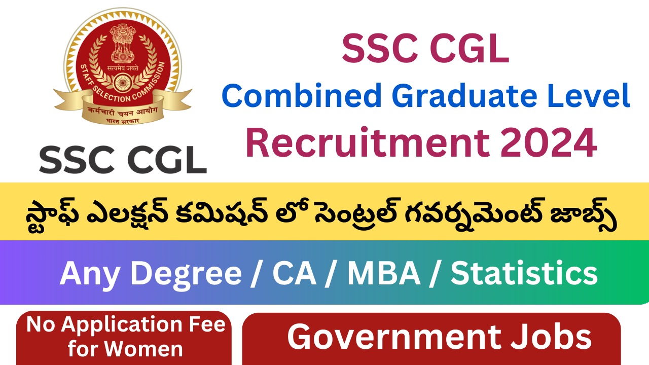 SSC CGL Recruitment Notification 2024