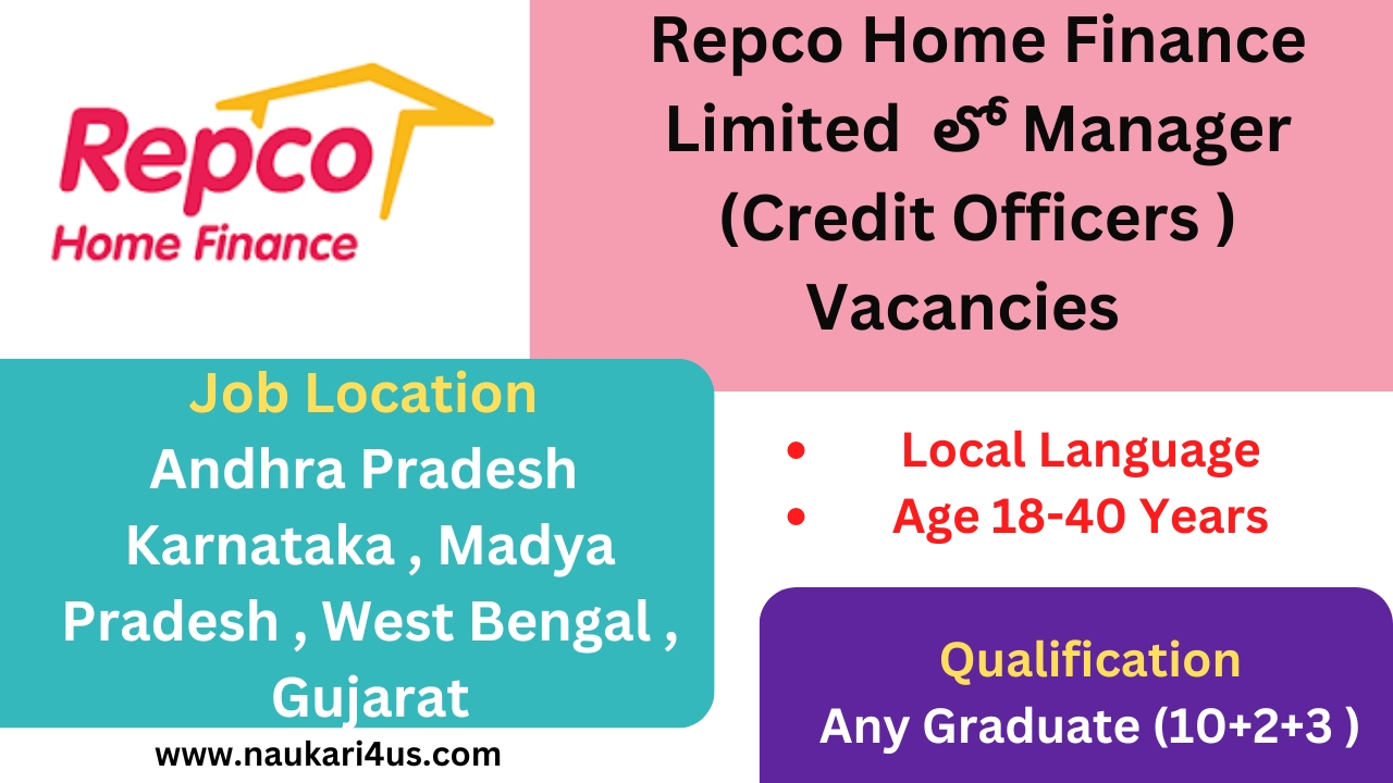 Repco Home Finance Limited Recruitment 2024