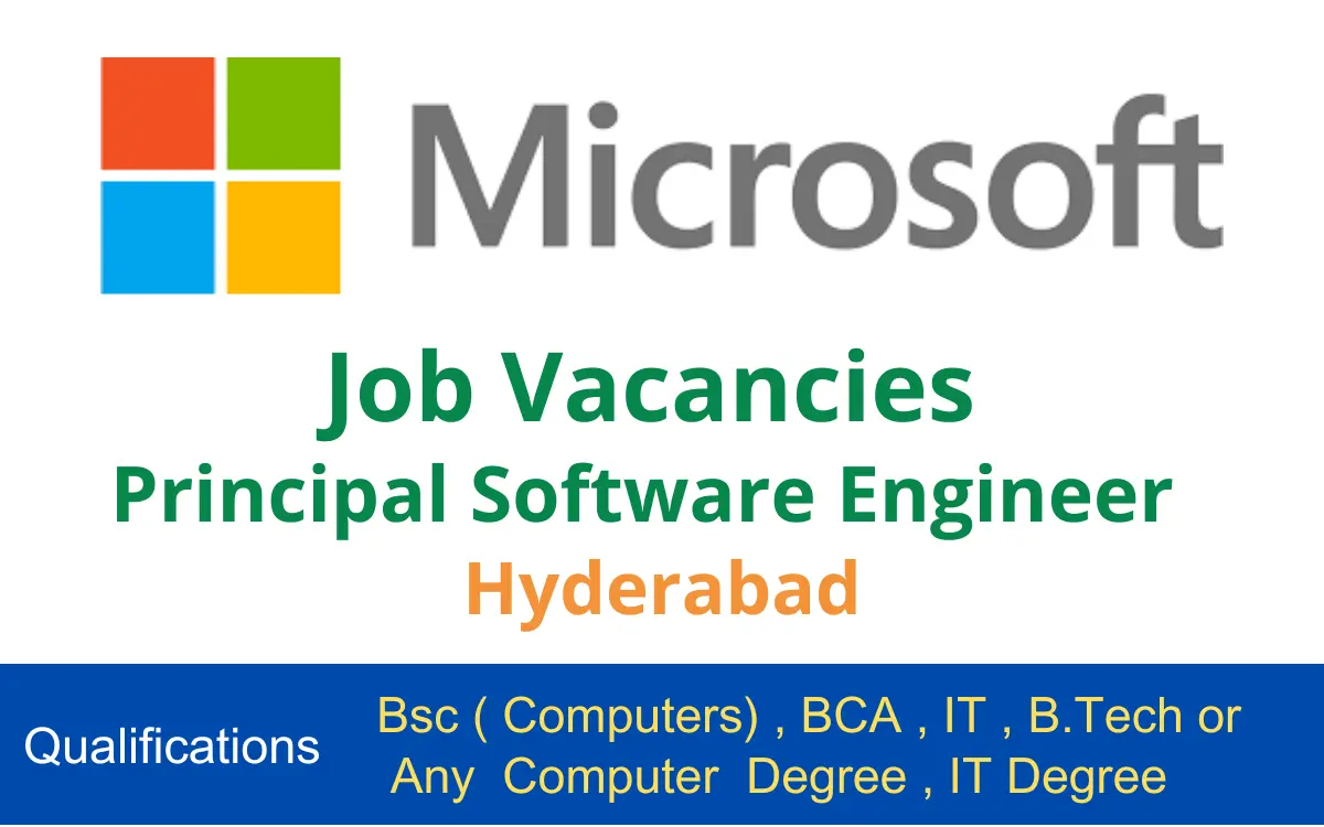 Microsoft as a Principal Software Engineer in Hyderabad