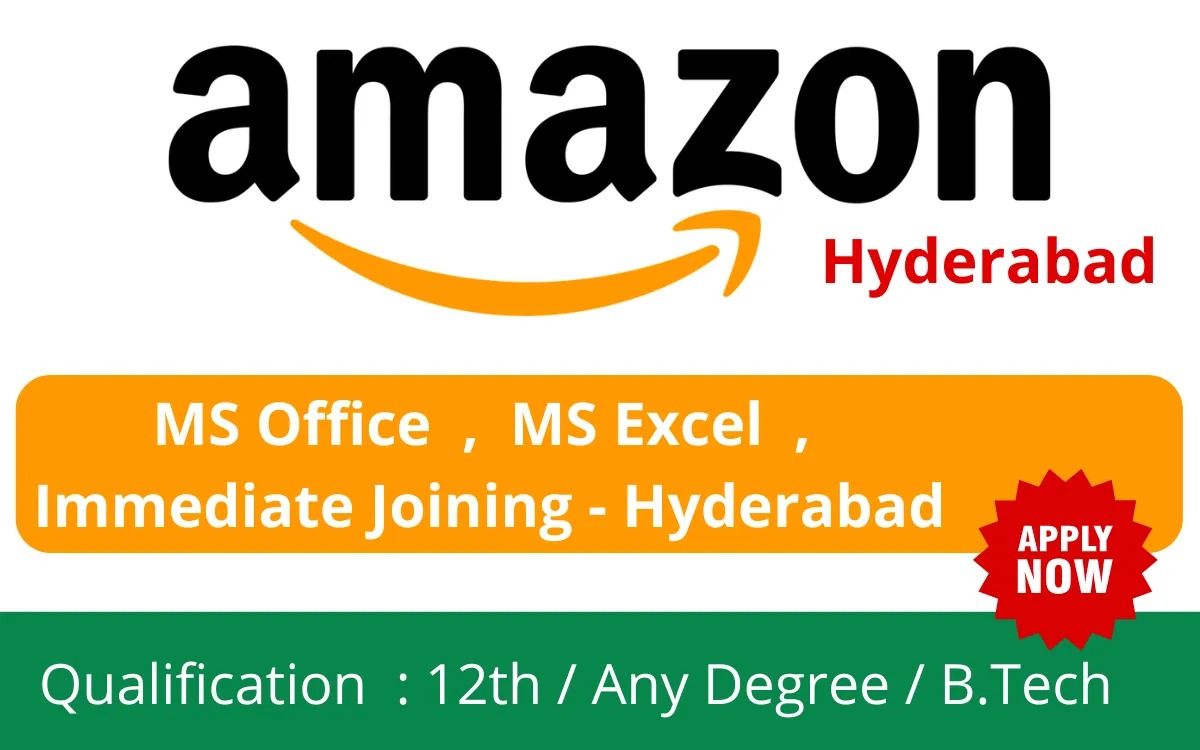 Amazon Jobs in Hyderabad 2024