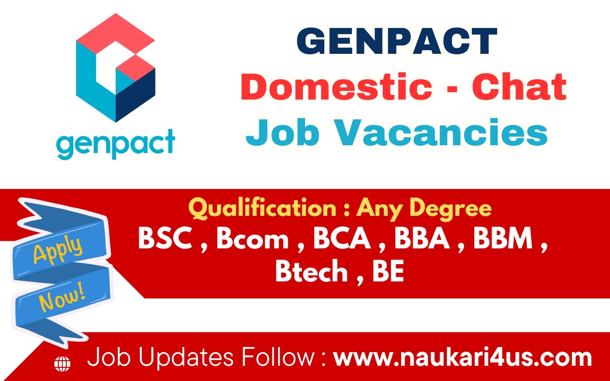 GENPACT RECURTMENT FOR FRESHERS 2024