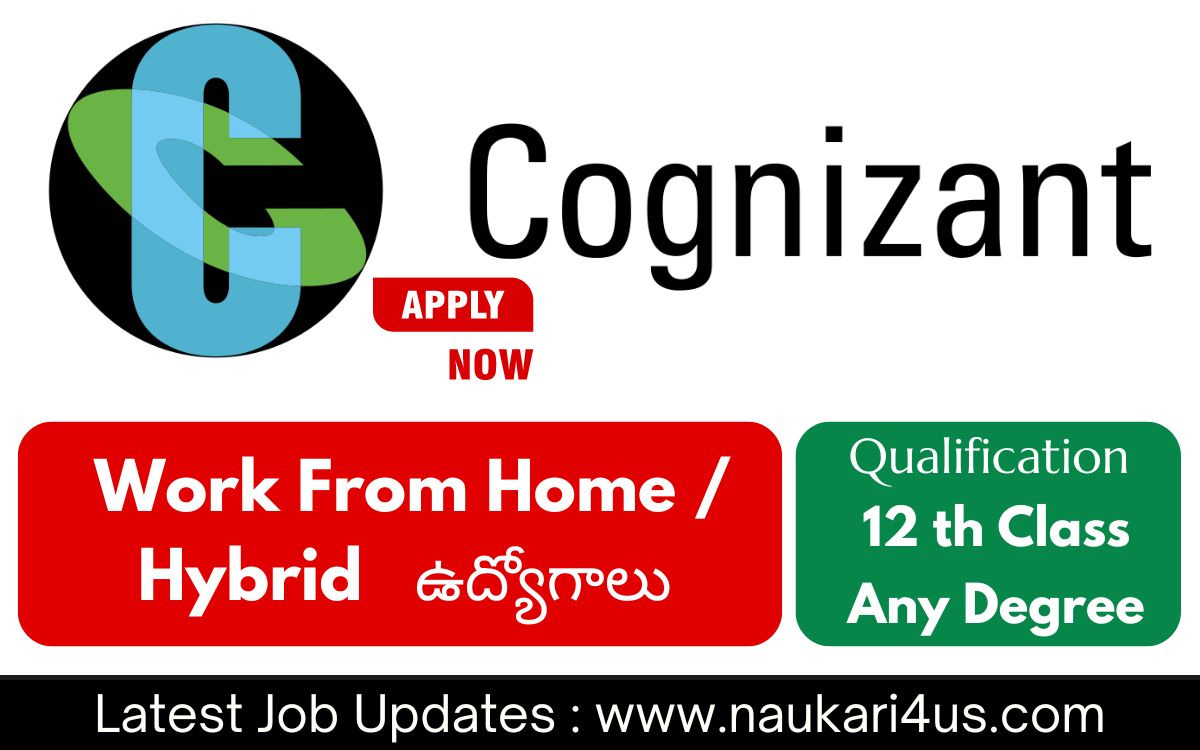 Cognizant Work From Home Job Vacancies 2024