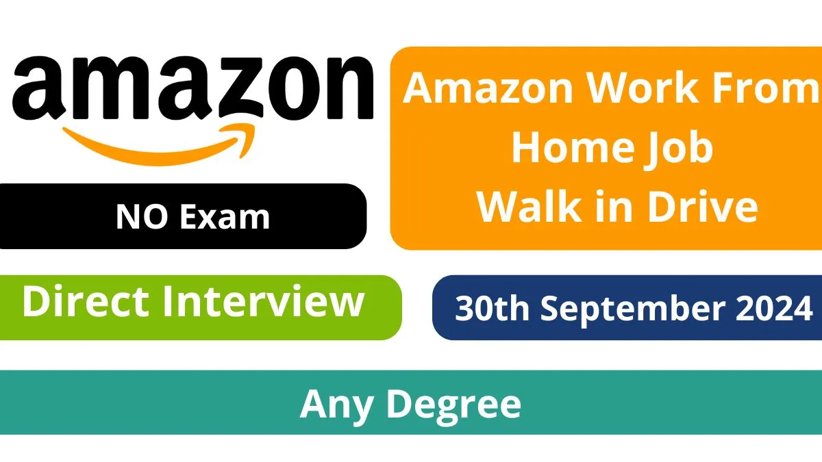 Amazon Work From Home Jobs