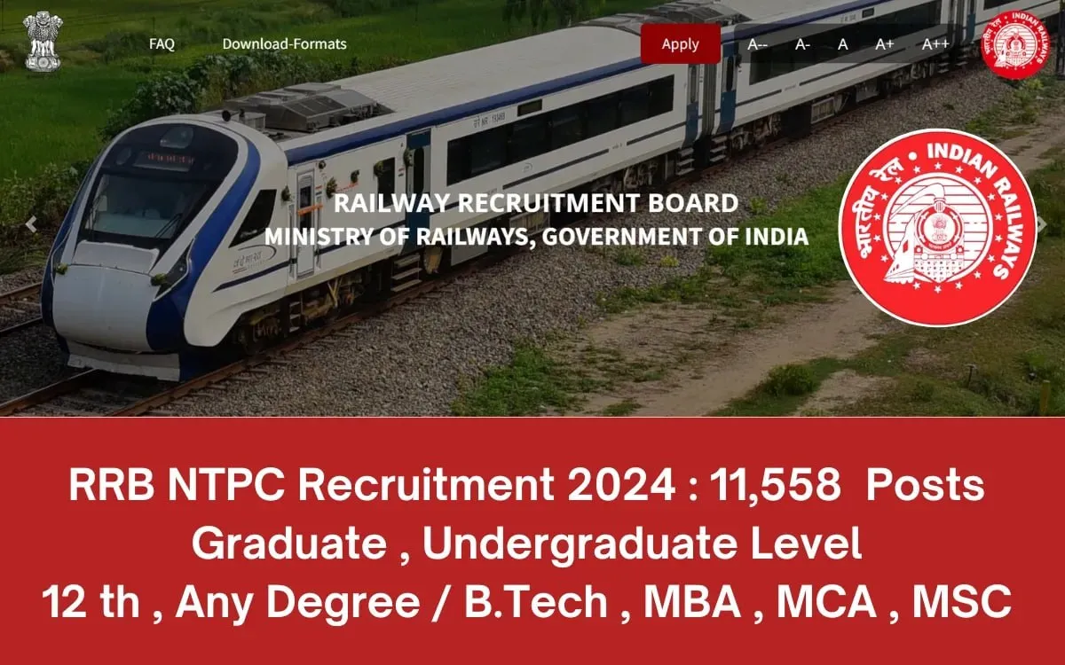 RRB NTPC Recruitment 2024