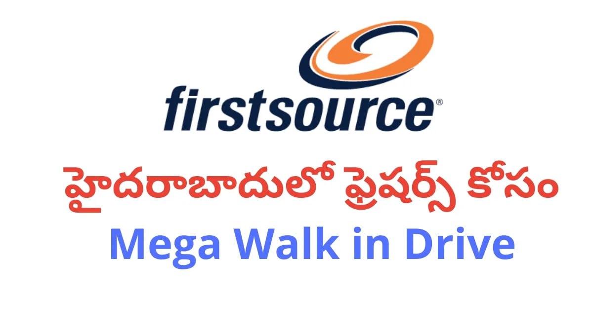 Mega Walk-in Drive for Freshers in Hyderabad