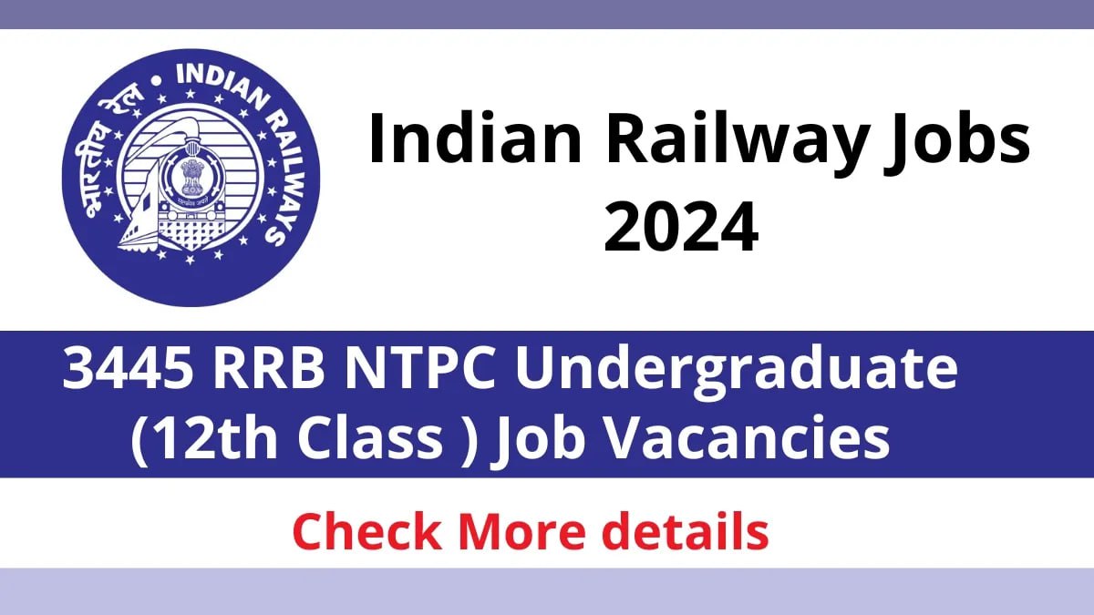 Indian Railway Jobs 2024 September Update