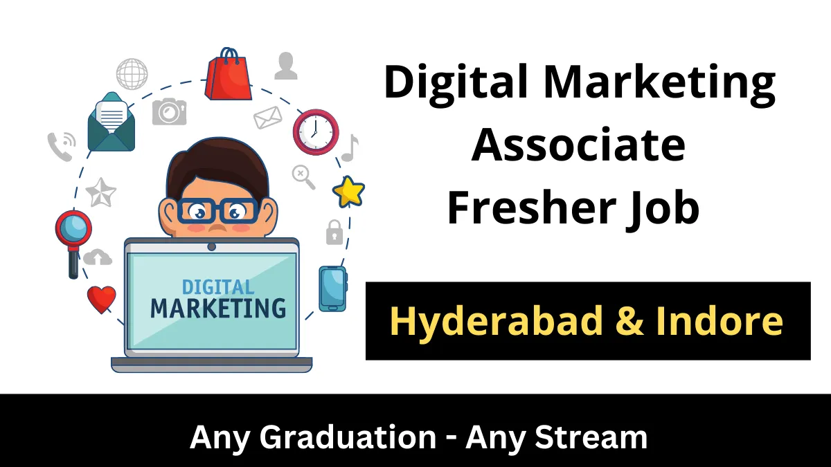 Digital Marketing Associate Fresher Job