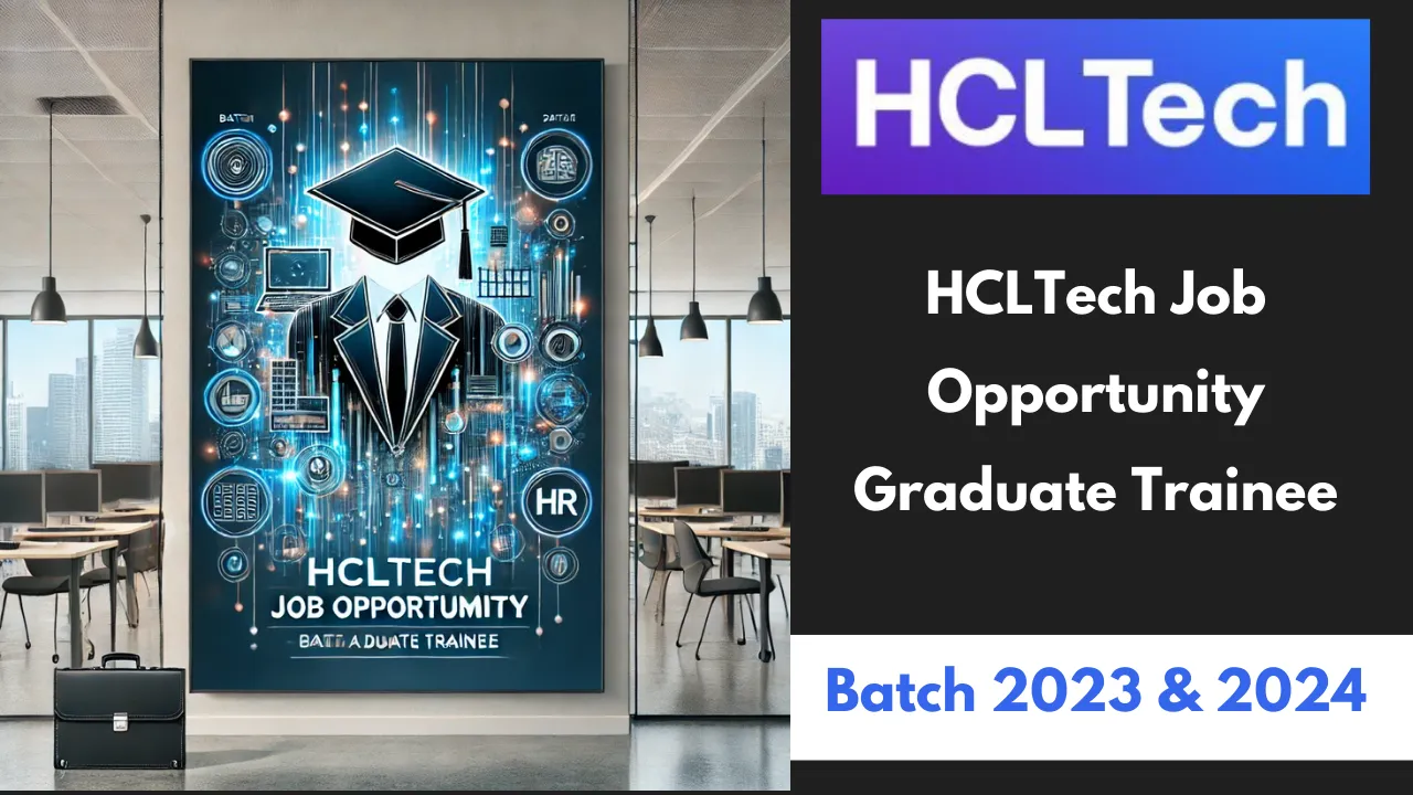 HCL Tech Job Opportunity