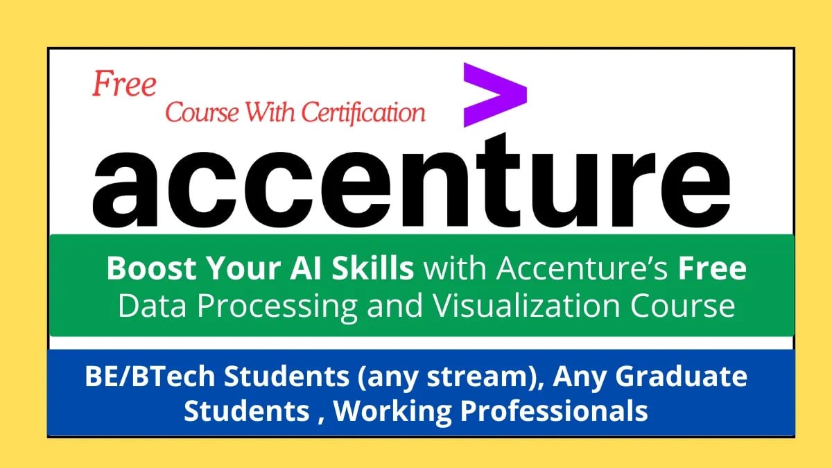 Accenture Free Data Processing and Visualization Course