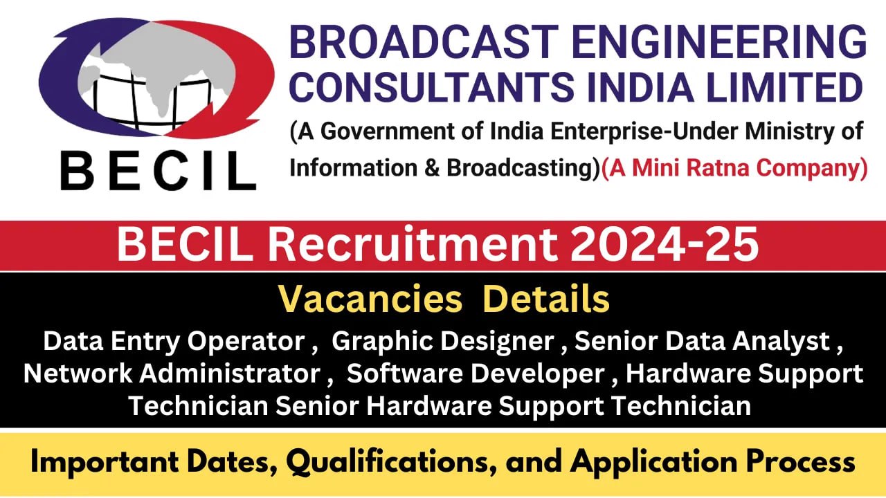 BECIL Recruitment 2024-25