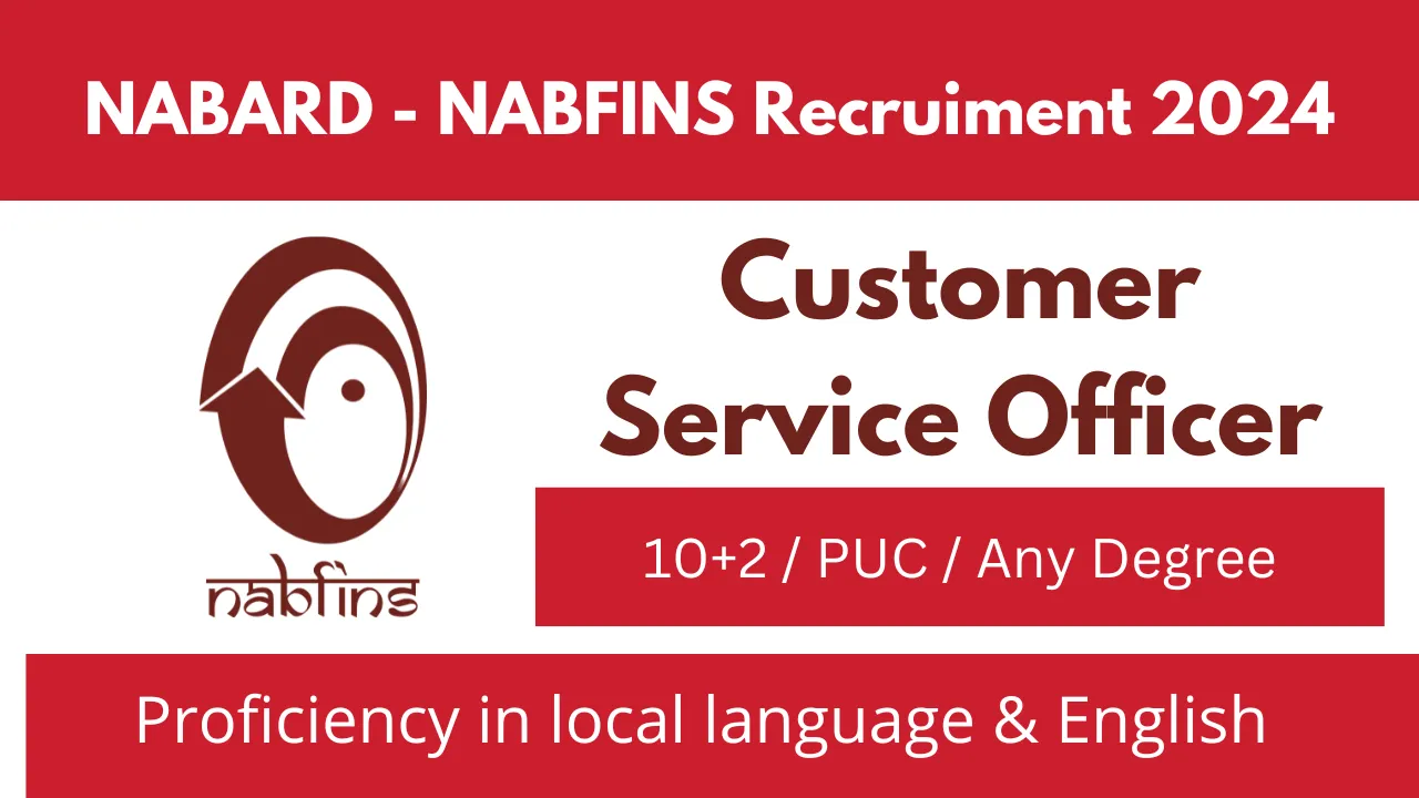 Nabfins Customer Service Officer Recruitment 2024