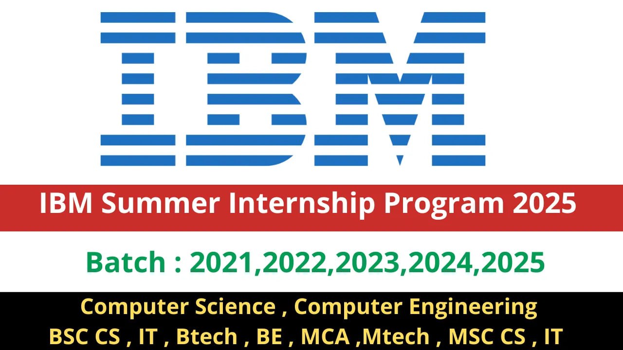 IBM Summer Internship Program 2025