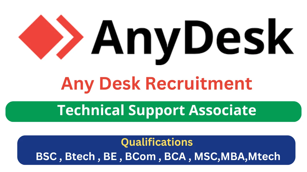 AnyDesk recruitment 2024-25