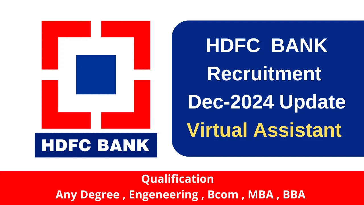 HDFC BANK DECEMBER RECURTMENT 2024