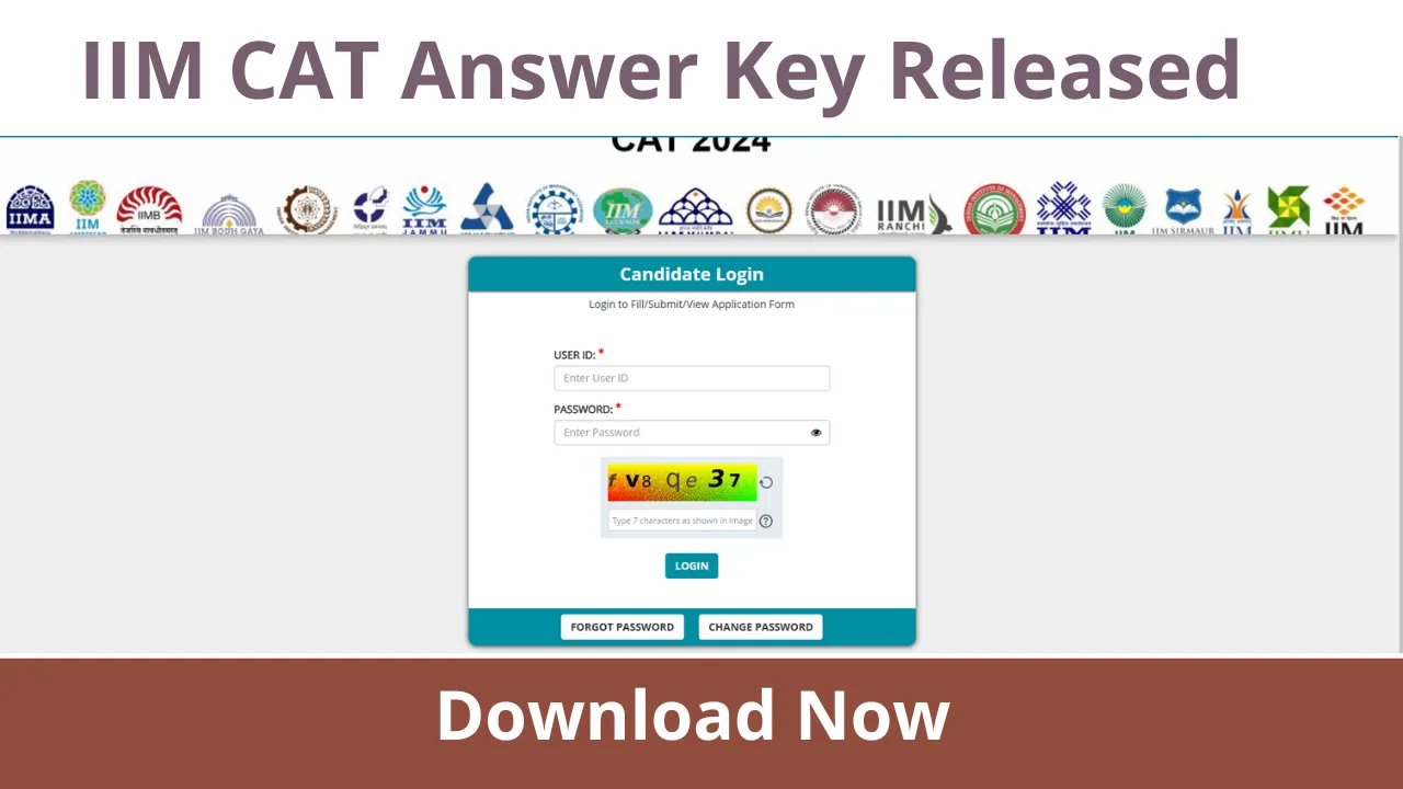 IIM CAT Answer Key 2024 Released