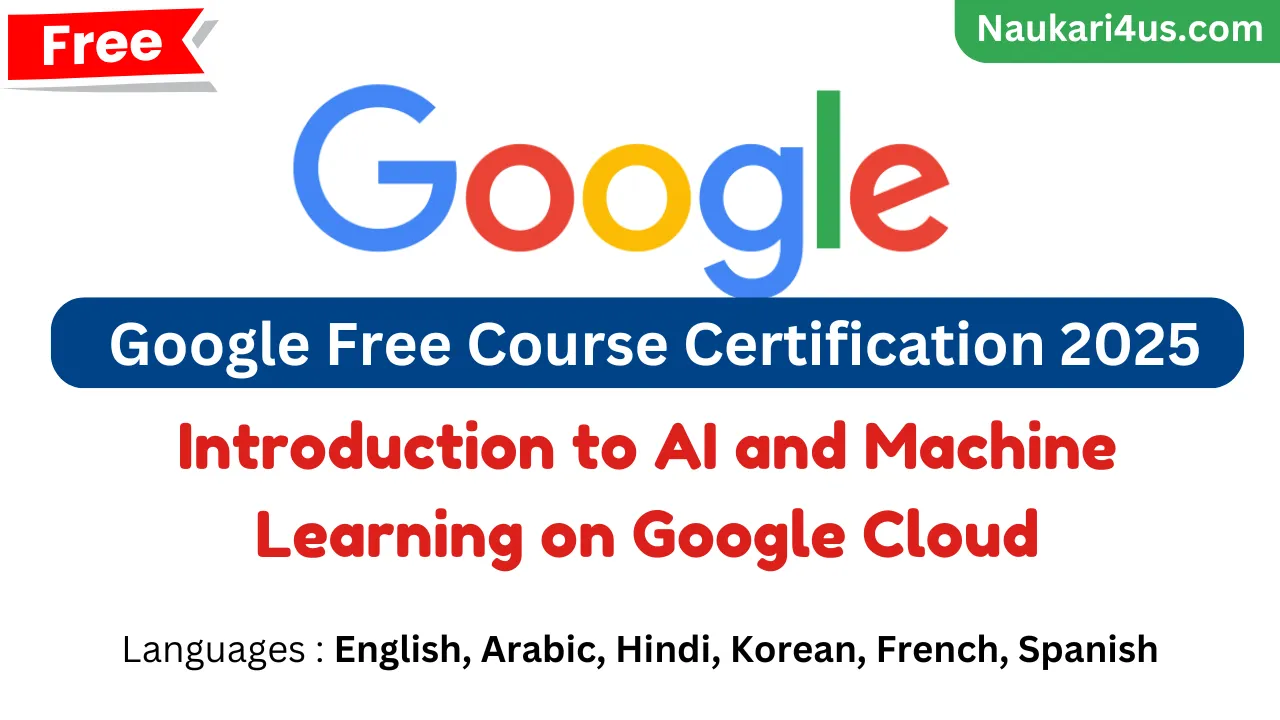 Google free course certification 2025