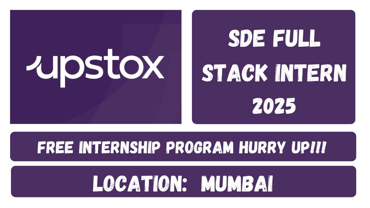 SDE Full Stack Intern 2025