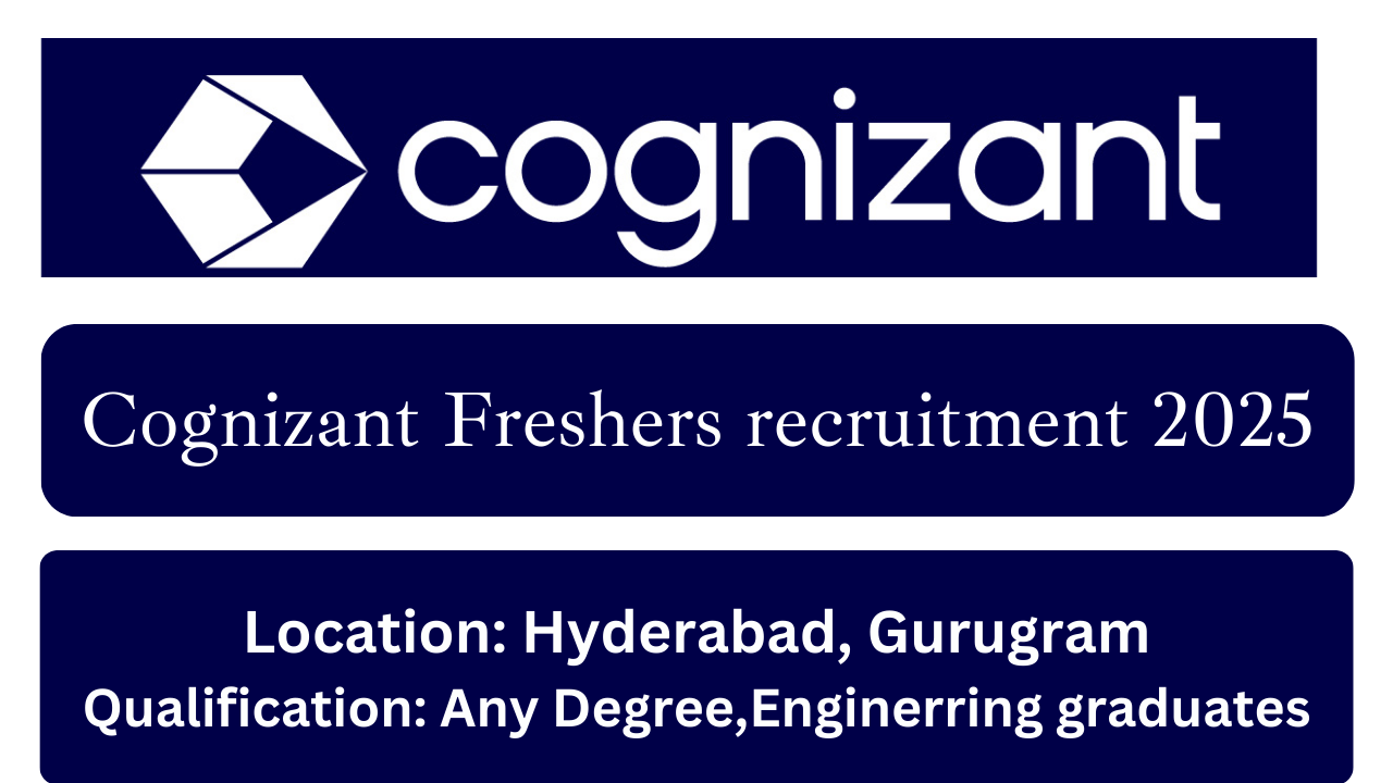 Cognizant Freshers recruitment 2025