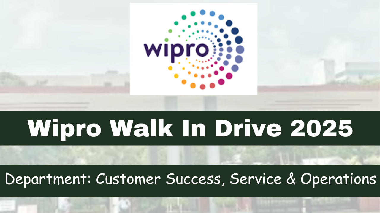 Wipro Walk In Drive 2025